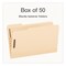 Pendaflex Manila Fastener Folders, 1/3-Cut Tab: Assorted, Expands 0.75", 2 Fasteners, Legal Size, 50PK 1007063 - alternate 2