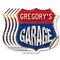 Signmission Gregory's Garage, 4 inch X 4 inch, Vinyl Decal, 5PK SHI-D-5PACK-4-383-GREGORY - alternate 1