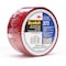 Scotch Color Coding Tape, 2.5 mil Thick, 2 in W x 50 m L, 3 in Core Dia., Red 373 - alternate 2