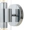 Jonathan Y Quinn 15.5" 2-Light Mid-Century Modern Iron/Acrylic LED Sconce, Chrome/Clear JYL9913B - alternate 3