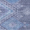 Homeroots 5' X 8' Navy Blue Charcoal And Gray Southwestern Washable Indoor Outdoor Area Rug 603552 - alternate 2