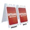 Signmission Entrance, A-Frame & 2 Decals Installed, Heavy-Duty Plastic Frame SBHD-D-2436-30372 - alternate 3
