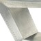 Homeroots 71" Silver Aluminum Writing Desk 319062 - alternate 2
