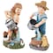 Pure Garden Solar Outdoor LED Light, Little Boy and Girl Statues 50-186-BOY-GIRL - alternate 1