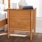 Baxton Studio Lucera Mid-Century Oak Brown 2-Drawer Bobbin Nightstand 257-14123-ZORO - alternate 4