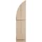 Ekena Millwork Sandblasted 2 Board Joined Board-n-Batten w/Quarter Round Arch Top Faux Wood Shutters, 11W x 36H, PR SHUBJQ11X36SDPR - alternate 3