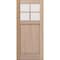 Doornmore CRF-P1G4, 37.75" x 82" ( 36" Door) Left Hand, Mahogany SDL 4 Lite Exterior Door CRF-P1G4-SW-3680_1_LI - alternate 1