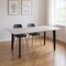 Homeroots 63" Gray Stone and Metal Dining Table 558161 - alternate 3