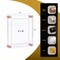 Azar Displays Floating Acrylic Wall Frame, Rose Gold Stand Off Caps, 8 inx10 in Graphic Size, 12 inx14 in Overall Size 105588-ROSE - alternate 2