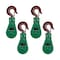 Mytee Products 4 Pk Snatch Block with Shackle WLL 8 Ton, 3/4in Wire Rope x 6in Sheave Wrecker Recovery, 4PK SB6-8x4 - alternate 3