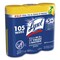 Lysol Disinfecting Wipes, 1-Ply, 7 x 7.25, Lemon and Lime Blossom, White, 35 Wipes/Canister, PK12 REC 81145 - alternate 3