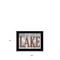 Homeroots Set Of Two Lake Life is Better 2 Black Framed Print Wall Art, 2PK 408013 - alternate 2