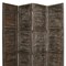 Homeroots 84" Black Wood Folding Four Panel Screen Room Divider 274881 - alternate 2