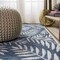 Jonathan Y Nevis Palm Frond Navy/Ivory 8 ft Round Indoor/Outdoor Area Rug SMB119B-8R - alternate 3