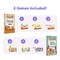 The Fidget Game Ms. Brandi's Popplers Farm & Food Educational Game TFG-CG-POPPLERS - alternate 2