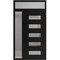 Vdomdoors Aluminum Door Iron 0255 Black Entry Steel Metal Classic Painted 48 x 96 (36+12 x 80+16)-Left Inswin IRON0255EXD-BLK-W36+12xH80+16-LH-I - alternate 3