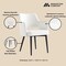 Manhattan Comfort 6-Piece Tremont Dining Chair in White 6-DC104-WH - alternate 2