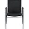 Flash Furniture Stack Armchair, Blk Frame Fnsh, Blk Vinyl XU-60154-BK-VYL-GG - alternate 1