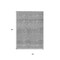 Homeroots 5' X 8' Gray And Silver Chevron Washable Indoor Outdoor Area Rug 612263 - alternate 3