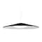 Besa Lighting Swan Cable Pendant, Black/Opal, White Finish, 1x23W LED 1KX-SWANBK-LED-WH - alternate 1