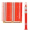Traffic Kontrol Delineator Posts, High-Density Polyethylene+Elastomer, 45 in Height, No Base, Orange 120 PK TKDP-ATOP-45-OR-120 - alternate 1