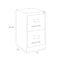 Hirsh 15" W 2 Drawer Vertical File Cabinet, Putty, Letter 14409 - alternate 3