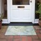 Homeroots 2' X 3' Green Abstract Washable Non Skid Indoor Outdoor Area Rug 559379 - alternate 3