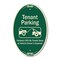 Signmission Tenant Parking Violators Towed Away With Grap, 12 In X 18 In Architectural, Heavy Gauge Aluminum A-OV-G-1218-9880 - alternate 1