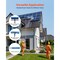 Vevor Solar Panel Cleaning Kit Water Fed Pole Kit 26 ft Brush Soap Dispenser HW5-7.9m(30CM)-US - alternate 2