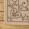 Jonathan Y Charleston Vintage Filigree Textured Weave Beige/Brown 4 ft Square Indoor/Outdoor Area Rug SMB106A-4SQ - alternate 3