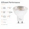 Euri Lighting PAR16 LED Bulbs, 7W, 500 lm, 50W Eq., 5000K, GU10, Dimmable, UL, 2PK EP16-7W5050eG-2 - alternate 2