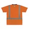 Ergodyne M Orange Class 2 Essential Hi-Vis T-Shirt Black Bottom 8286BK - alternate 3
