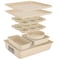 Nutrichef 8-Piece Stackable Bakeware Set NCBKSTK11 - alternate 1