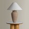 Troy Lighting Vessel 1 Light Table Lamp in Patina Brass and Ceramic Textural Umber Finish PTL1729-PBR/CTU - alternate 2