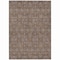 Homeroots 10' X 14' Chocolate And Gray Floral Washable Indoor Outdoor Area Rug 582265 - alternate 4
