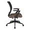 Office Star Products EM Series Screen Back Task Chair with "T" Arms, City Park Walnut EM51022N-K110 - alternate 2