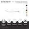 Kingston Brass 60"-72" Stainless Steel Adjustable Single Curved Shower Curtain Rod, Polished Chrome CC6721 - alternate 2