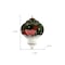 Homeroots Trotting Dog in Comfy Christmas Attire Hand Painted Mouth Blown Glass Ornament 477460 - alternate 2