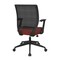 Office Star Products EM Series Screen Back Task Chair with "T" Arms, Twilight Cherry EM51022N-K013 - alternate 2