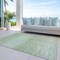 Homeroots 8' X 10' Artichoke Green And Green Abstract Washable Indoor Outdoor Area Rug 587389 - alternate 2