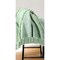 Homeroots 50" X 60" Green Woven Cotton Throw Blanket with Fringe 516547 - alternate 2