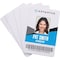 Advantus ID Cards, Laminated PVC, 2-/18"x3-3/8" , 100/PK, White 97034 - alternate 1