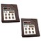 Mytee Products 2 Pack 8'x10ft Dark Brown Canvas Tarp 12oz Water Resistant Heavy Duty Tarps, 2PK CT8-10-DBx2 - alternate 1