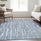 Homeroots 10' X 14' Blue And Ivory Abstract Washable Indoor Outdoor Area Rug 588509 - alternate 3