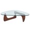 Leisuremod Imperial Triangle Coffee Table, Dark Walnut NG52DW - alternate 1