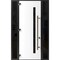 Vdomdoors Steel Door Dekton 0163 Venezia Noce 96вЂќ/ 2 Side Exterior Windows Sidelites/ Entry Door Painted W1 DEKTON0163EXD-VEN-W16+36+16xH96-RH-I - alternate 2