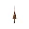 Homeroots Set of Four Brown Wood Christmas Tree Shaped Ornaments, 4PK 633366 - alternate 3