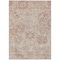 Homeroots 8' X 10' Coral And Gray Damask Washable Indoor Outdoor Area Rug 603758 - alternate 2