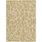 Homeroots 9' X 12' Gold And Ivory Geometric Washable Indoor Outdoor Area Rug 599284 - alternate 2