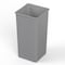 Regal Altair 50 Gallon Square Gray Plastic Trash Can, Heavy Duty Resin Construction TC-100-SQ50GR - alternate 1
